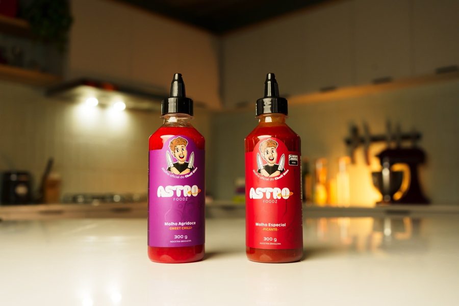 Starter Pack ASTRO com molho agridoce e sriracha
